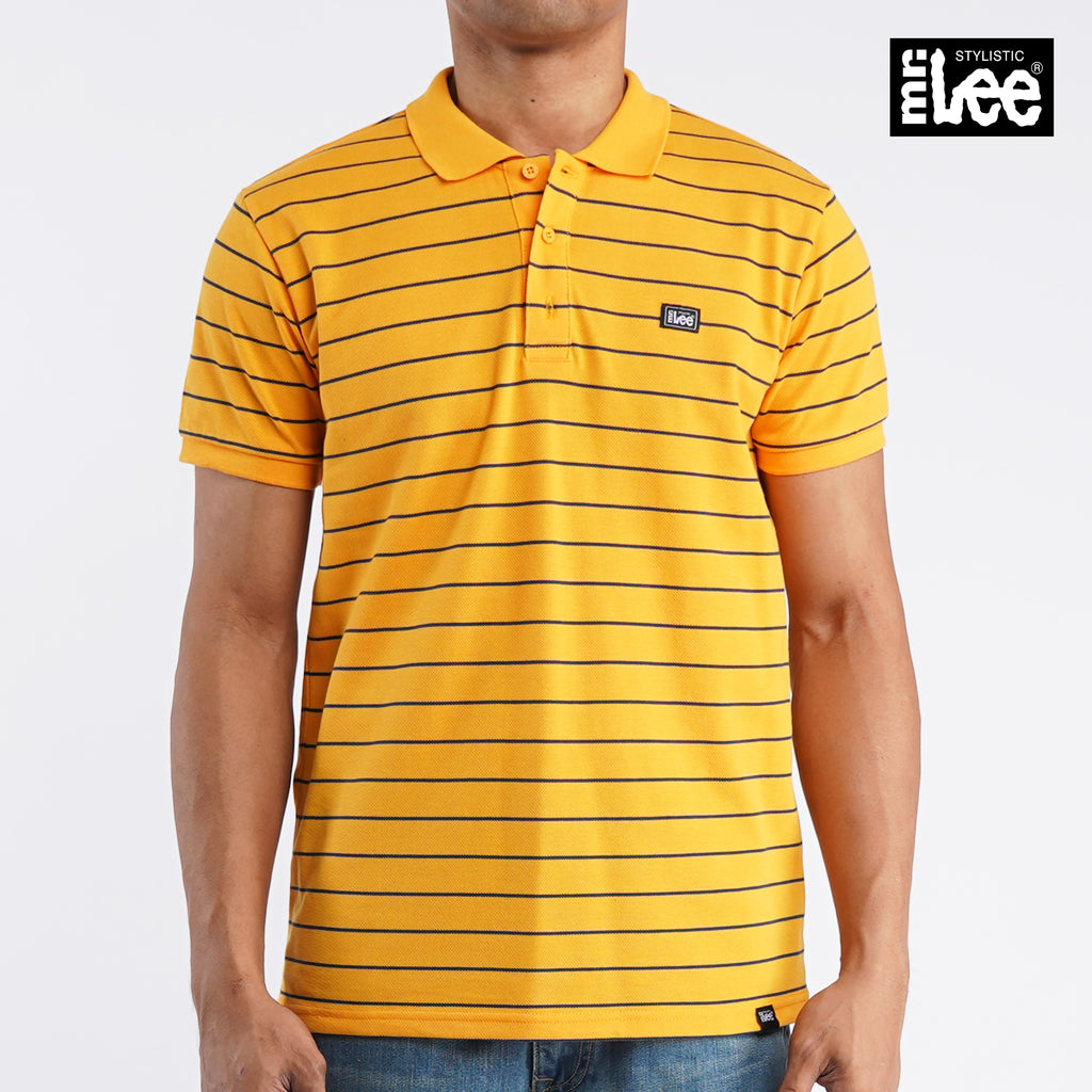 Stylistic Mr. Lee Men s Basic Striped Polo shirt for Men Trendy Fashio