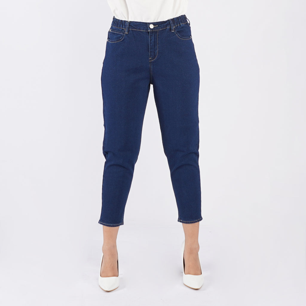Stylistic Mr. Lee Ladies Basic Denim Garterized Tapered Pants for Wome